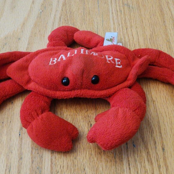 Unipak Red Baltimore Crab Stuffed Animal Toy - Picture 6 of 15